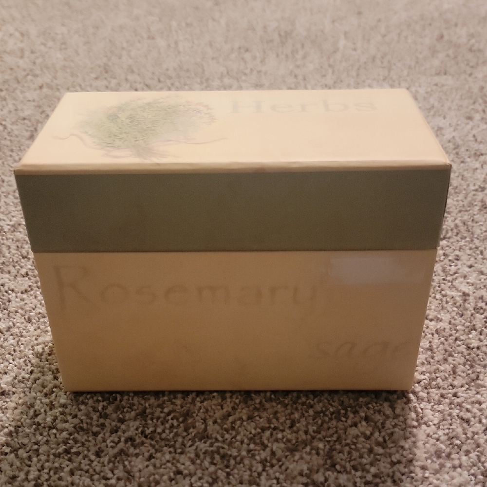 New Recipe Box